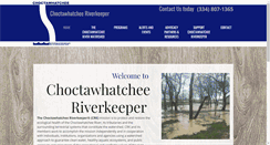 Desktop Screenshot of choctawhatcheeriver.org